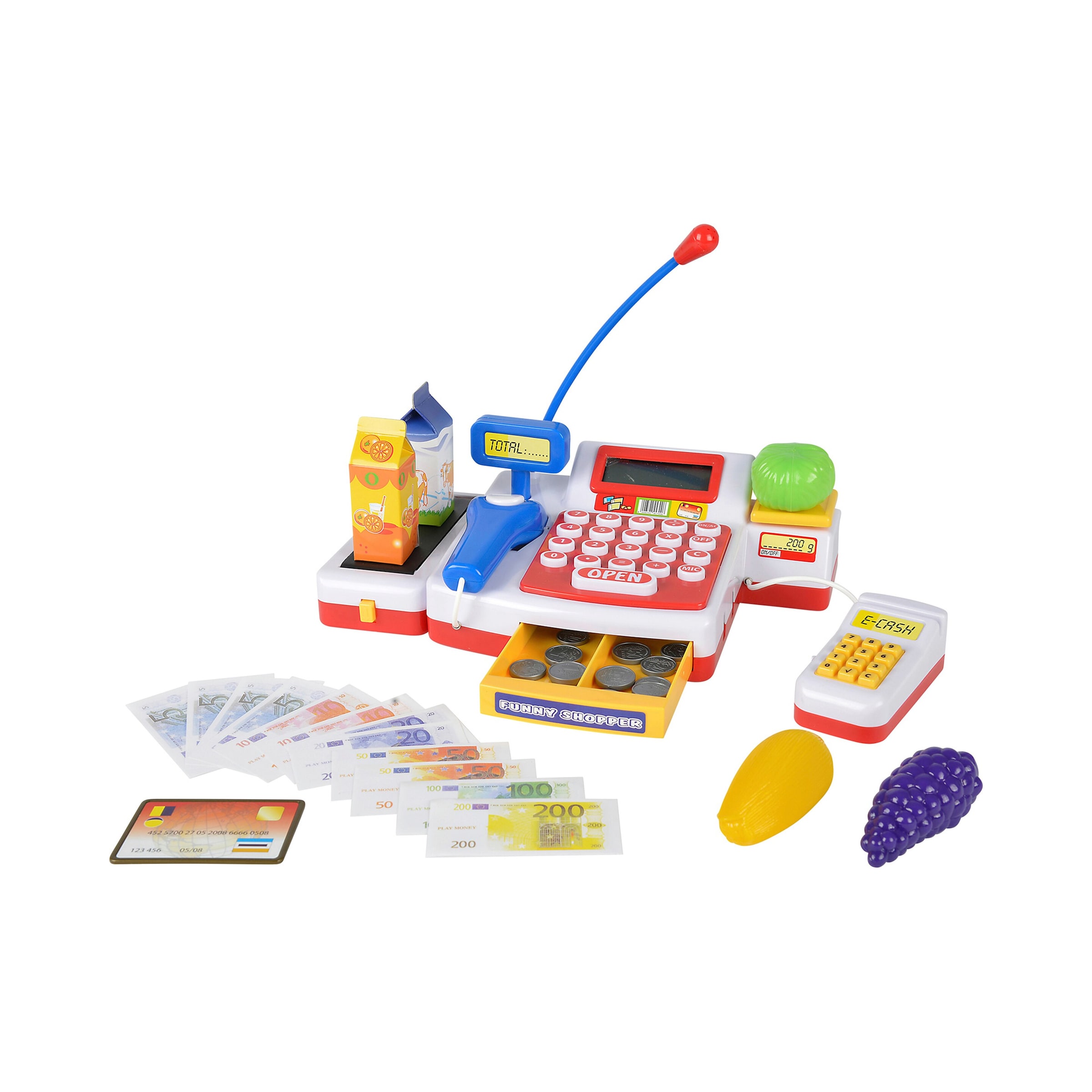 Supermarktkasse mit Scanner