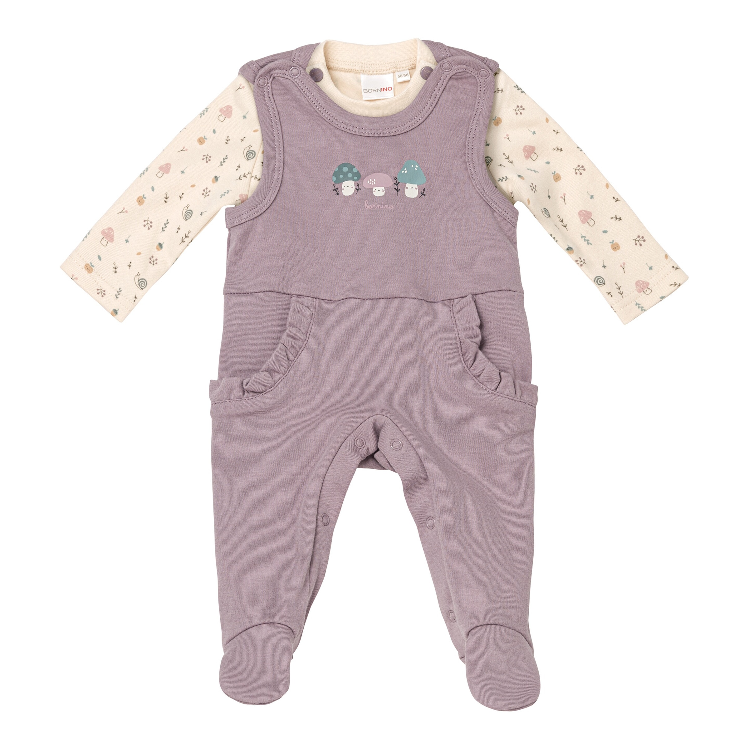 Strampler-Set 2-tlg. mit Shirt Pilz