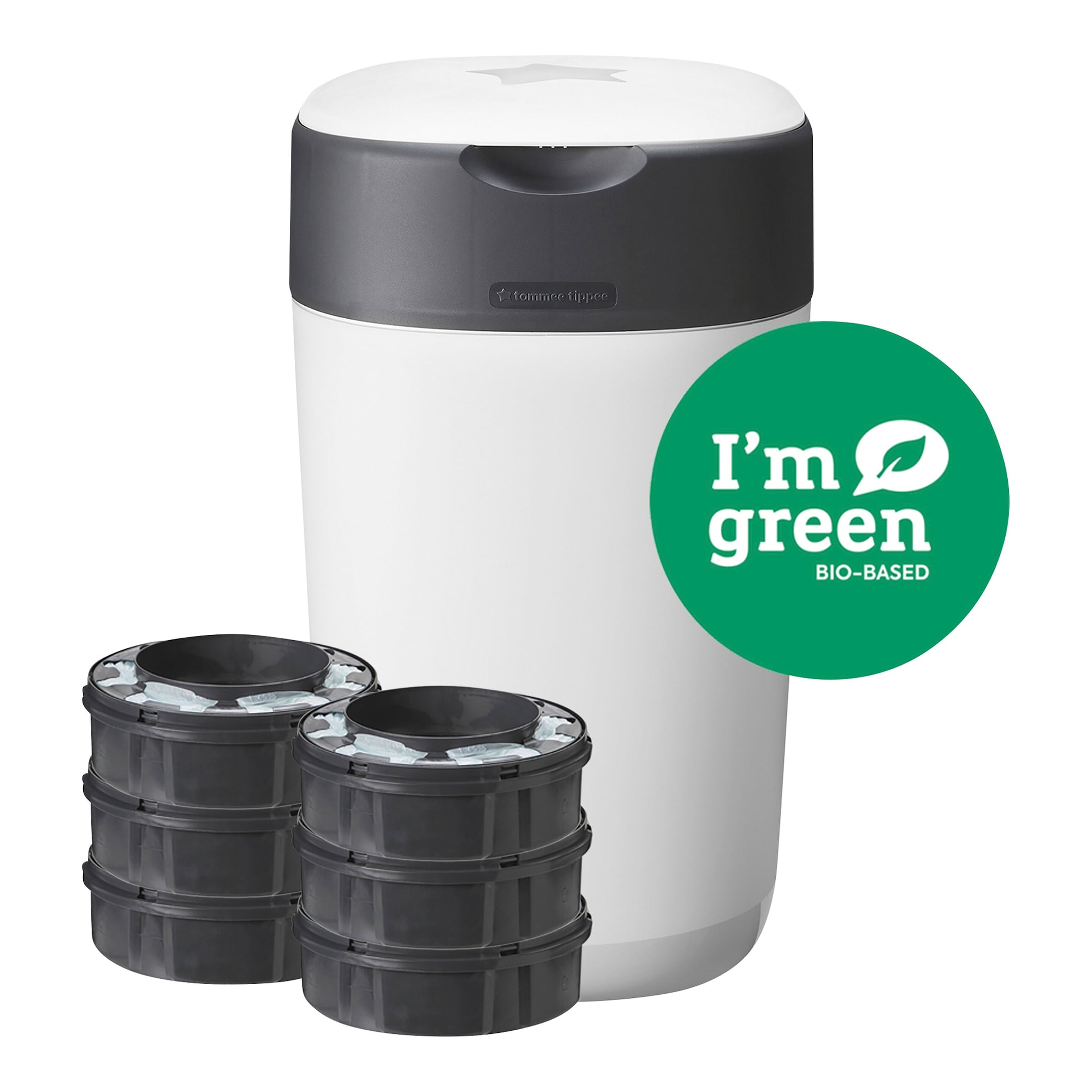 Windeleimer Twist & Click inklusive 6er-Pack Nachfüllkassetten