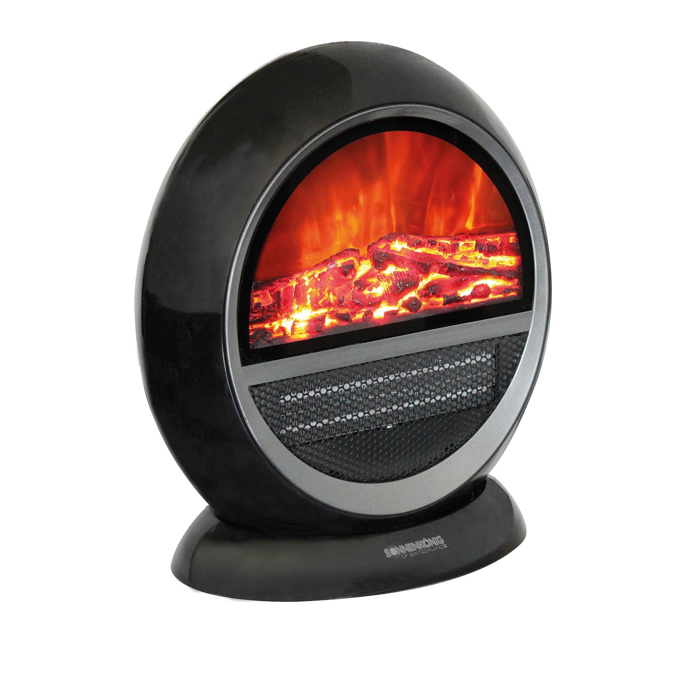 Elektrischer Kamin 'Mala', schwarz