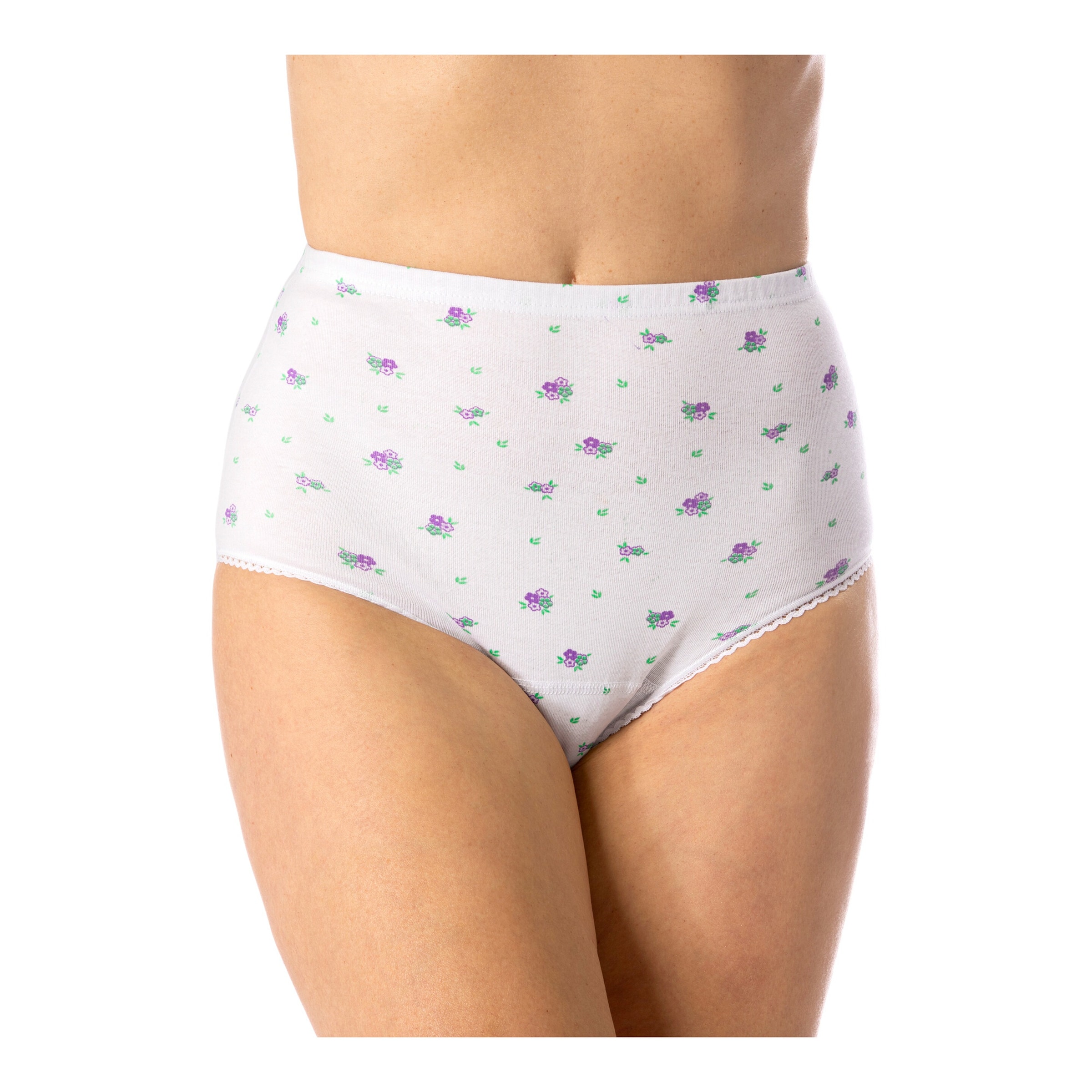 Inkontinenzslip Damen 'Blumen', Größe: 2XL