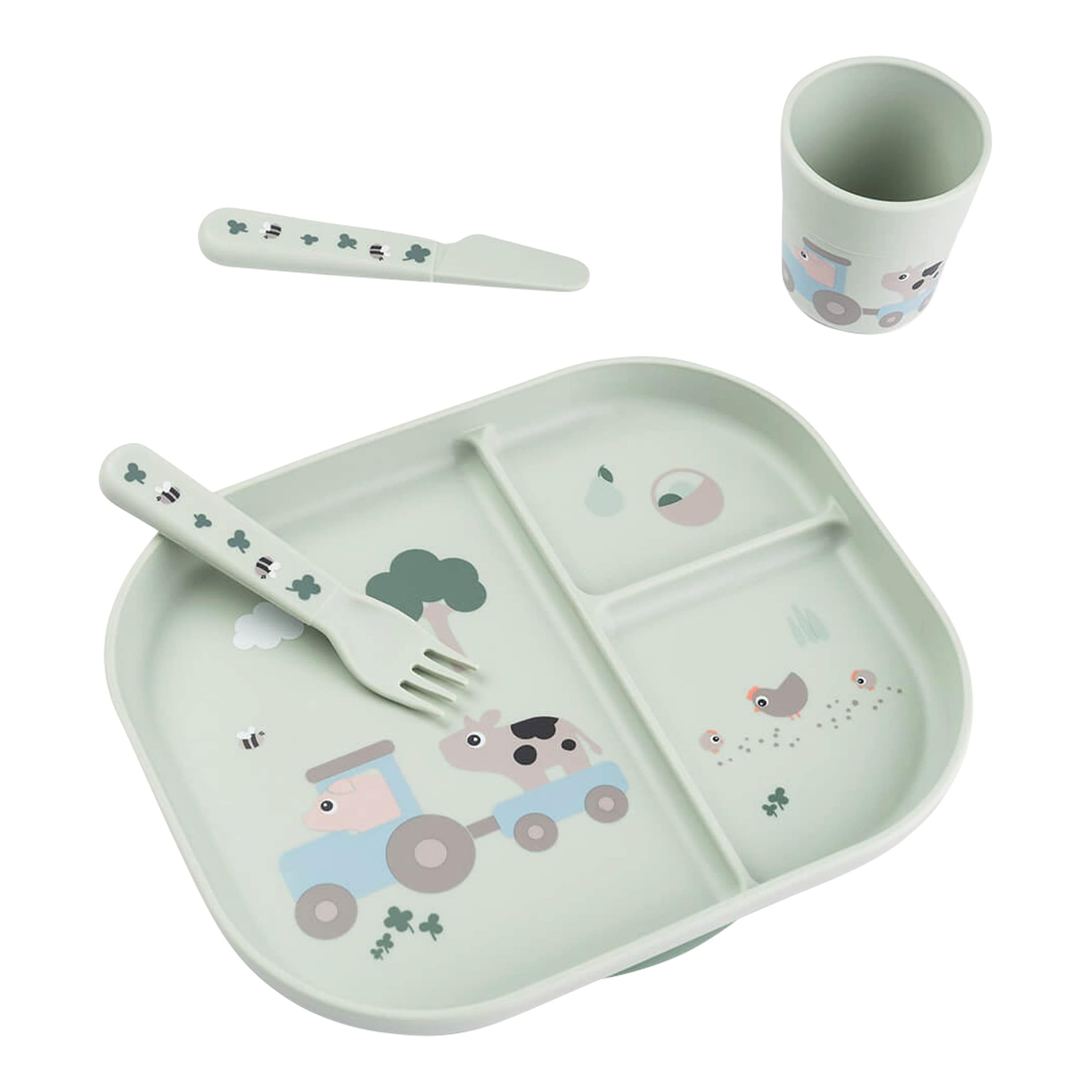 4-tlg. Foodie Geschirr-Set Tiny Farm
