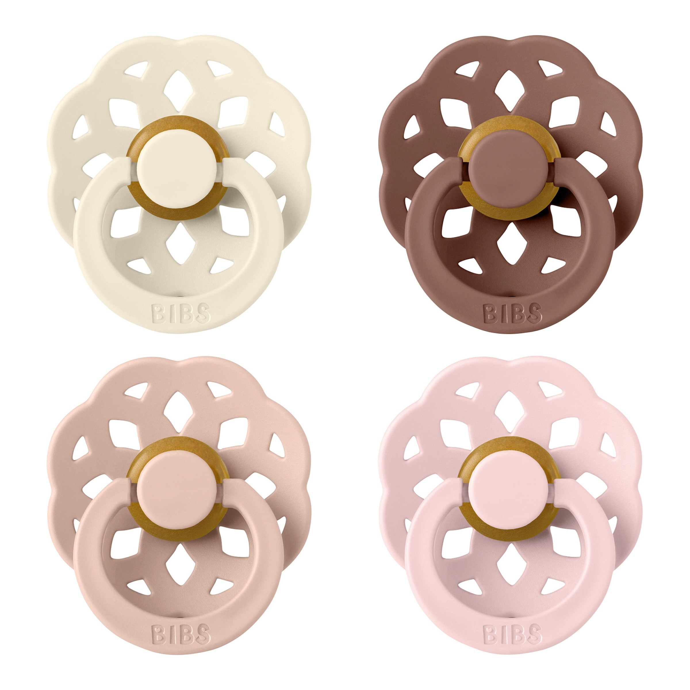 4er-Pack Boheme Schnuller Latex, ab 6M