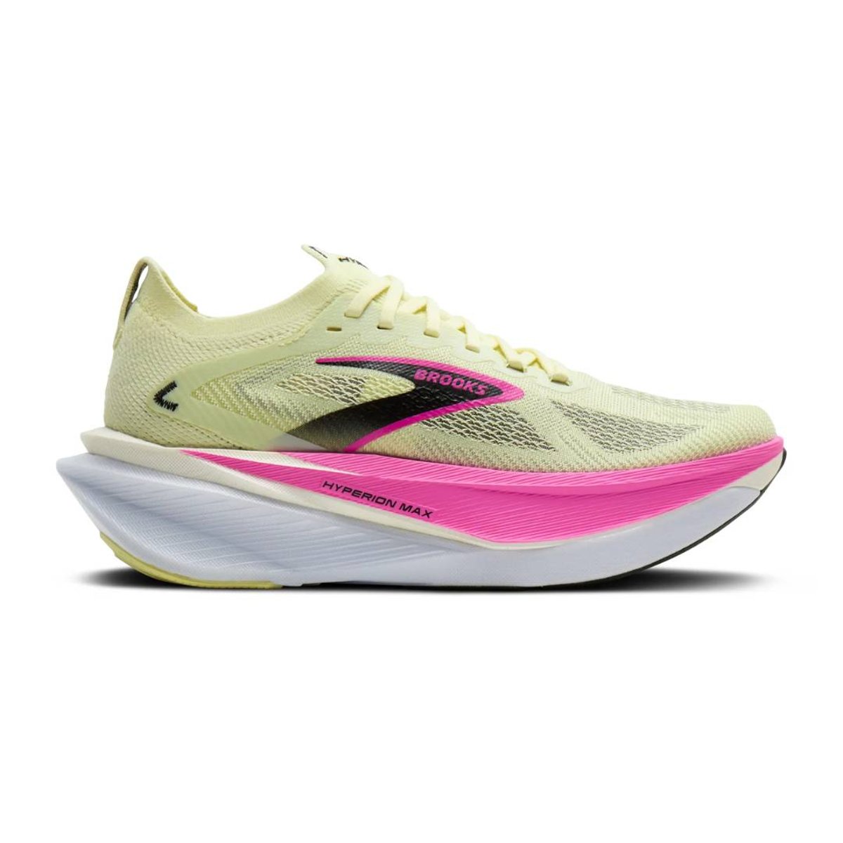 Brooks Hyperion Max 3 Gelb Pink SS26 Damen Laufschuhe, Größe 40,5 - EUR
