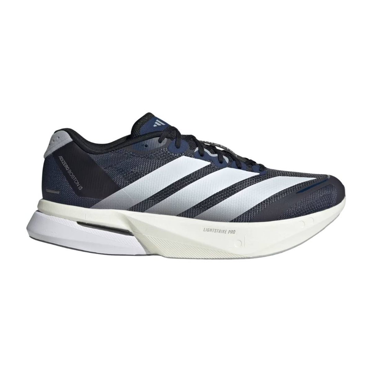 Adidas Adizero Boston 13 Laufschuhe Blau Weiß SS26, Größe UK 7.5