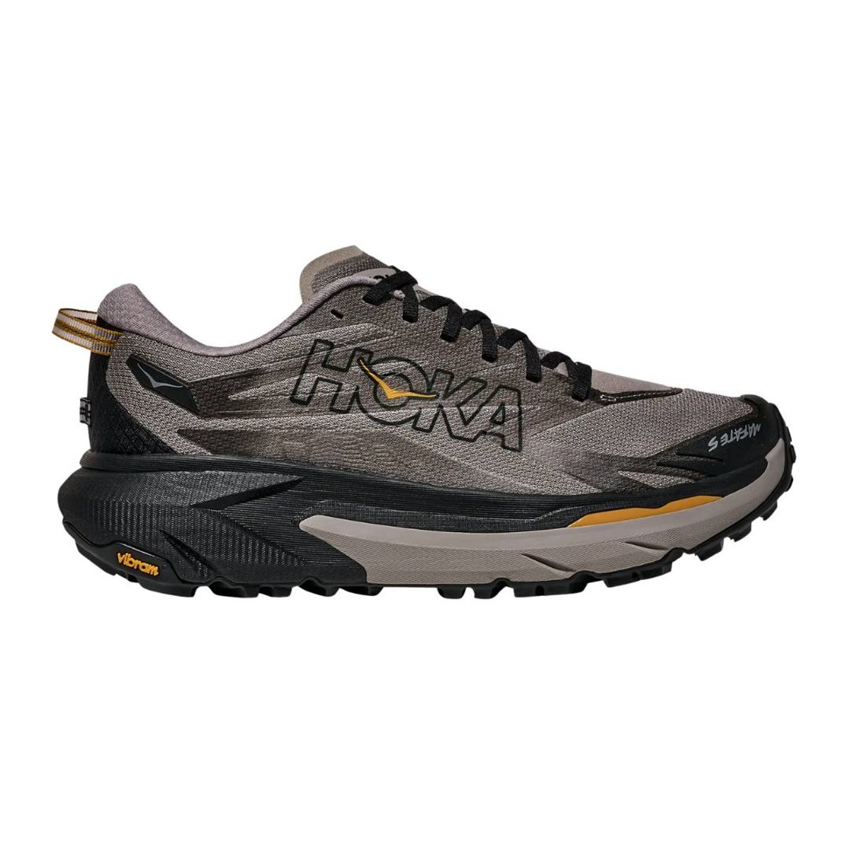 Hoka Mafate 5 Laufschuhe Braun Schwarz SS26, Größe EU 42