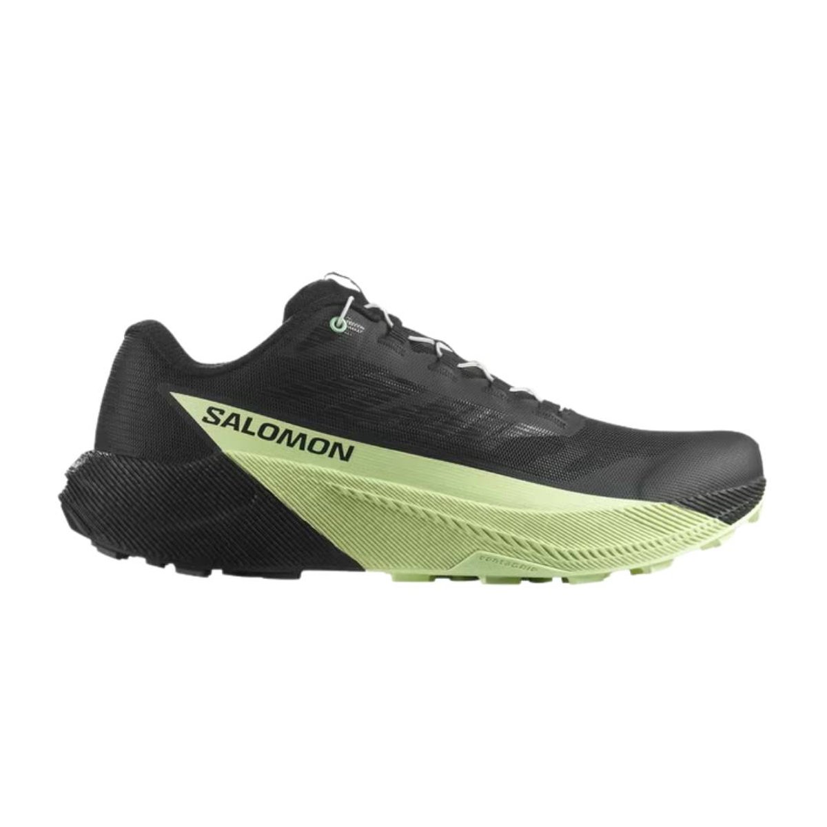 Salomon Pulsar Laufschuhe Schwarz Grün SS26, Größe EU 42
