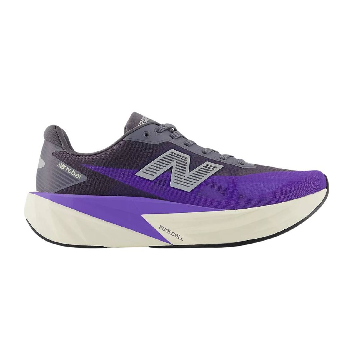 New Balance FuelCell Rebel v5 Laufschuhe Schwarz Lila SS26, Größe 41,5 - EUR