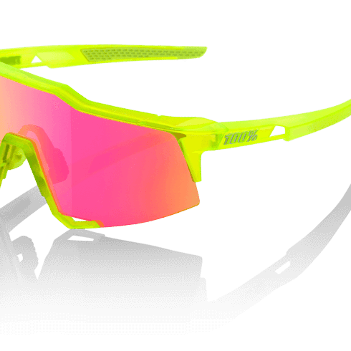 Brille 100% Speedcraft Acidulous LL Lila Spiegellinse (Lila Spiegel)