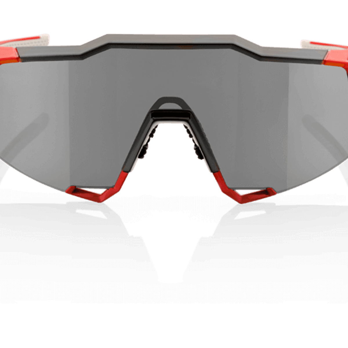 Brille 100% Speedcraft LL Feuerrot / Rauchglas