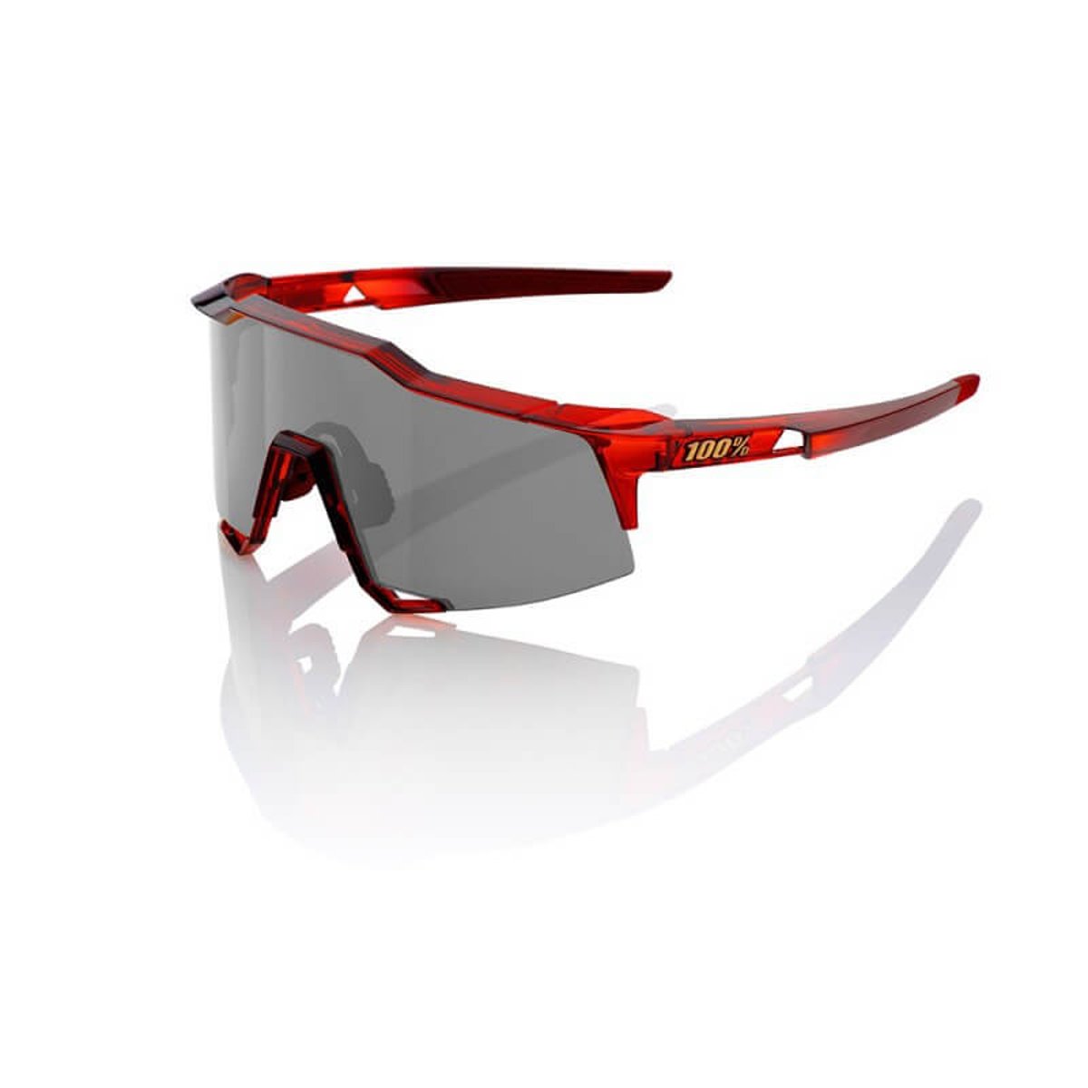 Brille 100% Speedcraft LL Cherry Palace / Rauchglas