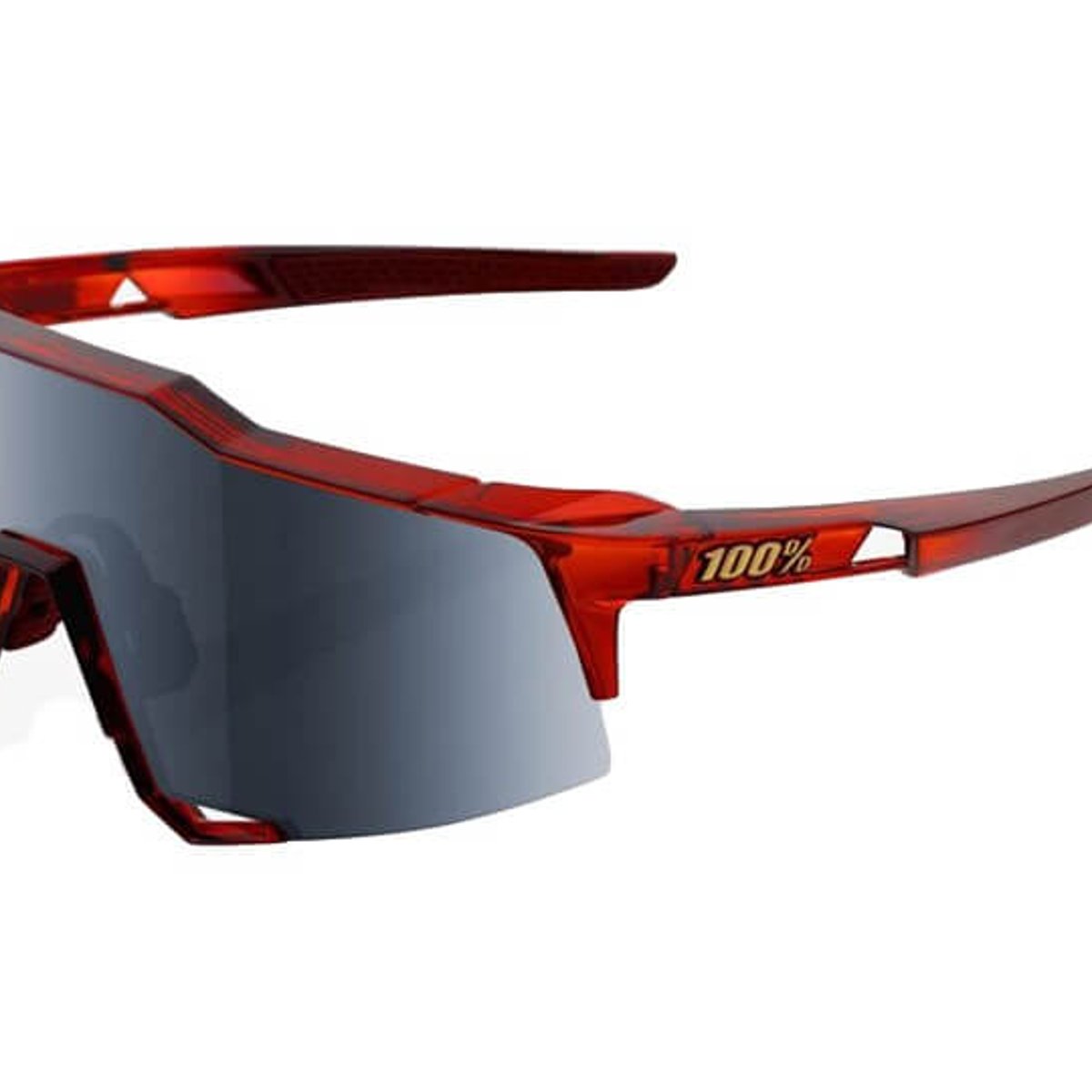 Brille 100% Speedcraft Cherry Palace LL Spiegel Objektiv Spiegel schwarz