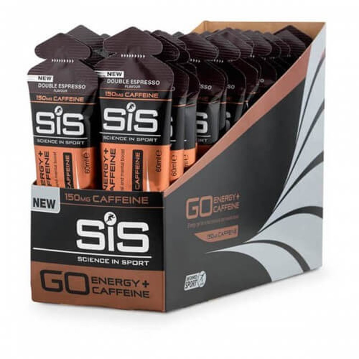 SIS Coffein Doppel-Espresso Gel Box 30udx60ml