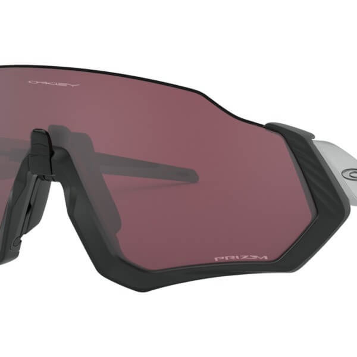 Oakley Fliegerjacke Schwarz / Mattgrau Prizm Road Black Sonnenbrille