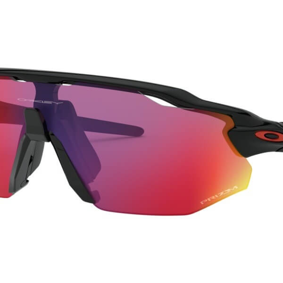 Oakley Radar Ev Advancer Polierte schwarze Prizm Road Cycling Brille