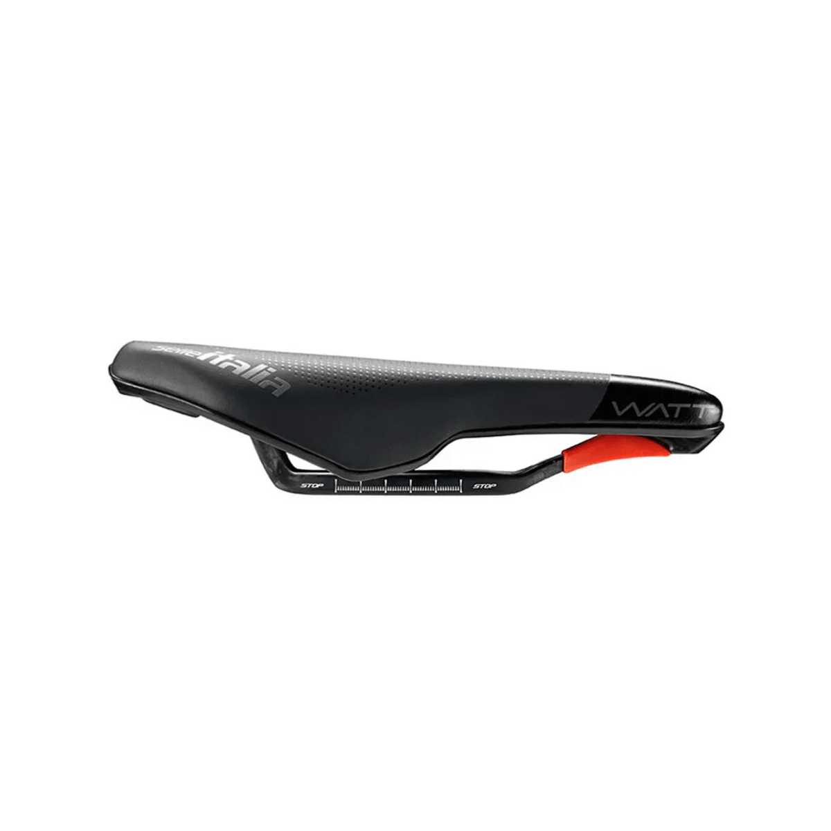 Selle Italia Watt Superflow Kit Carbonio U3 Sattel Schwarz