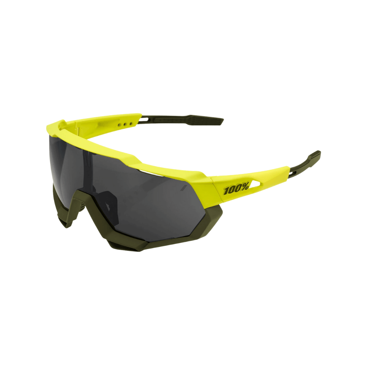 100% Speedtrap Soft Tact Bananenbrille - Schwarzes Objektiv