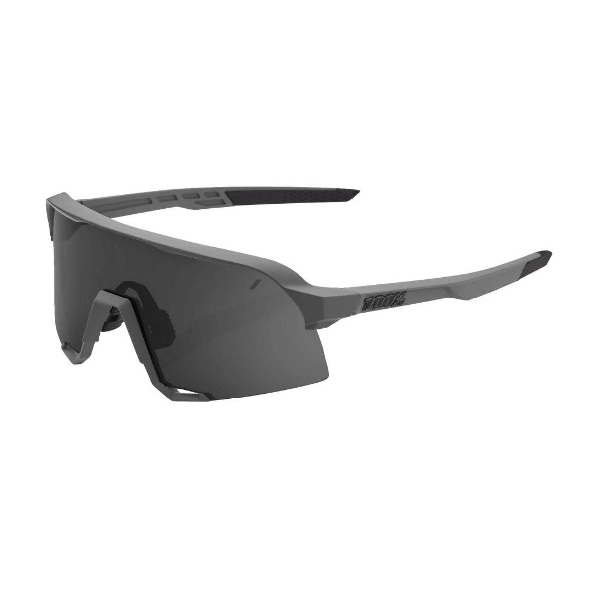 Brille 100% S3 Mattgrau - Rauchglas (Soft Tact Grey - Rauchglas)