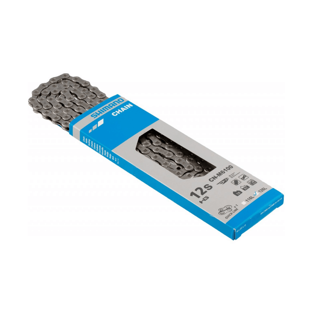 Shimano 138 Glieder Quick-Link 12-fach CN-M6100 Kette