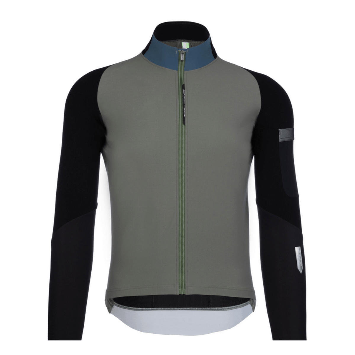 Q36.5 Hybrid Que X Langarm Herren Trikot Dunkelgrün, Größe S