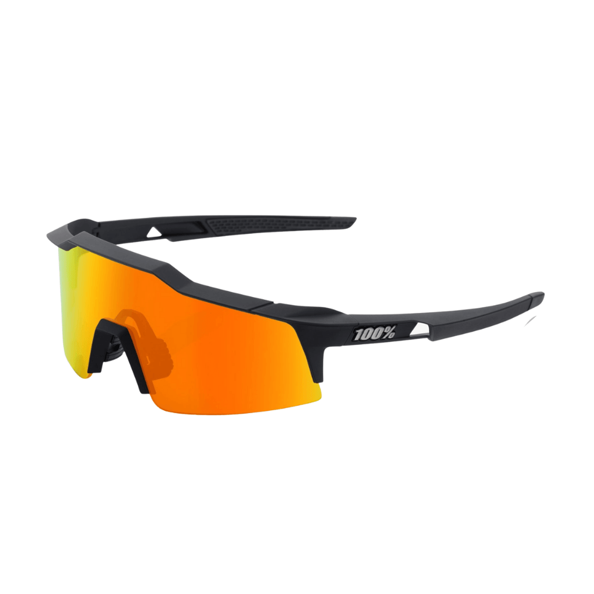 Brille 100% Speedcraft SL Soft Tact Schwarz Hiper Rot