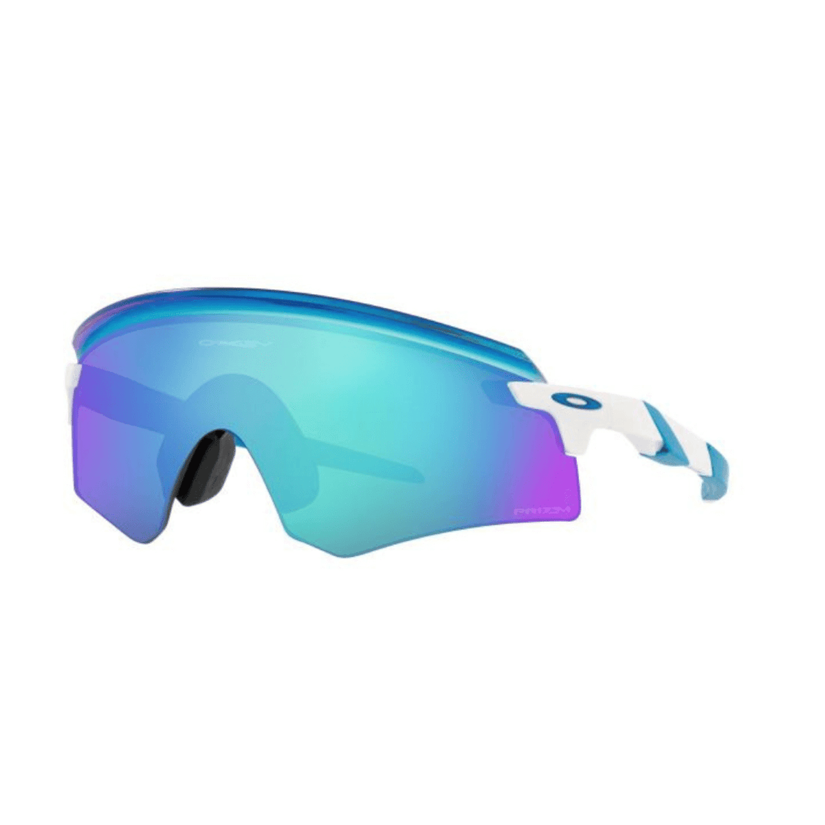 Oakley Encoder Brille Weiss Prizm Sapphire Gläser