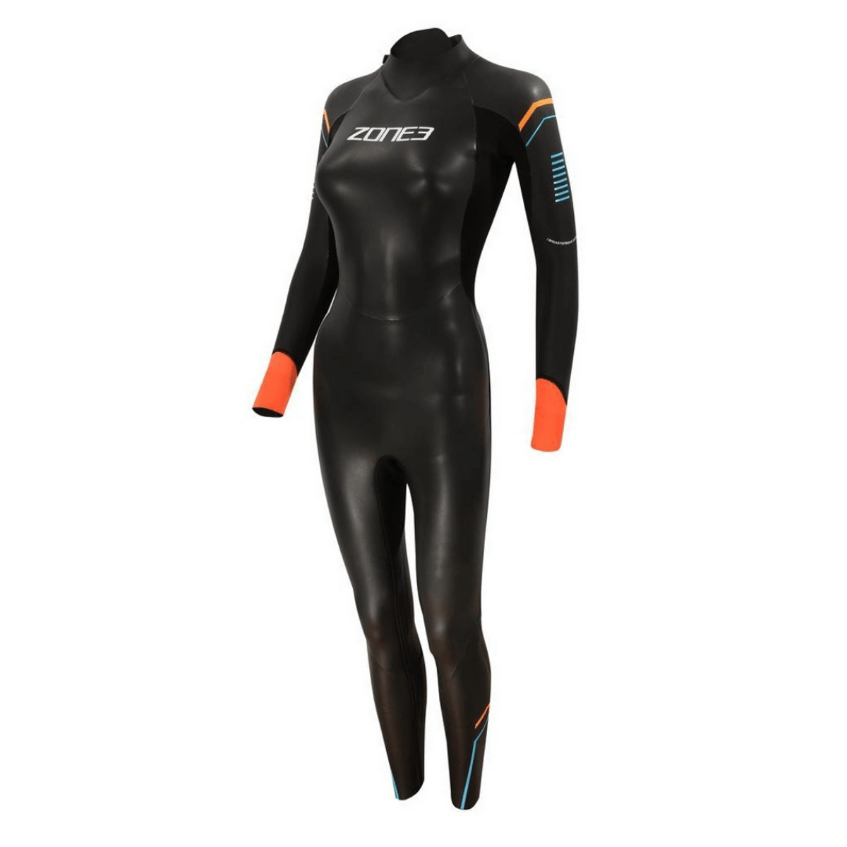 Zone3 Aspect Neoprenanzug Damen Schwarz Orange, Größe XS