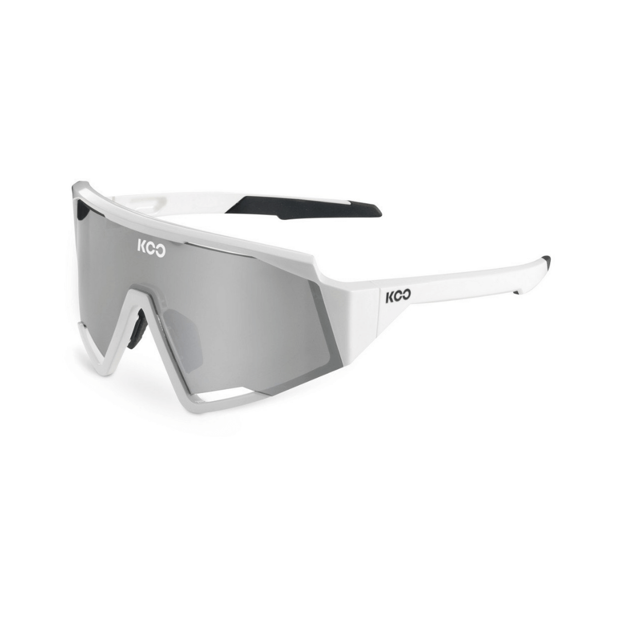 KOO Spectro Brille Weiß Silber Linse