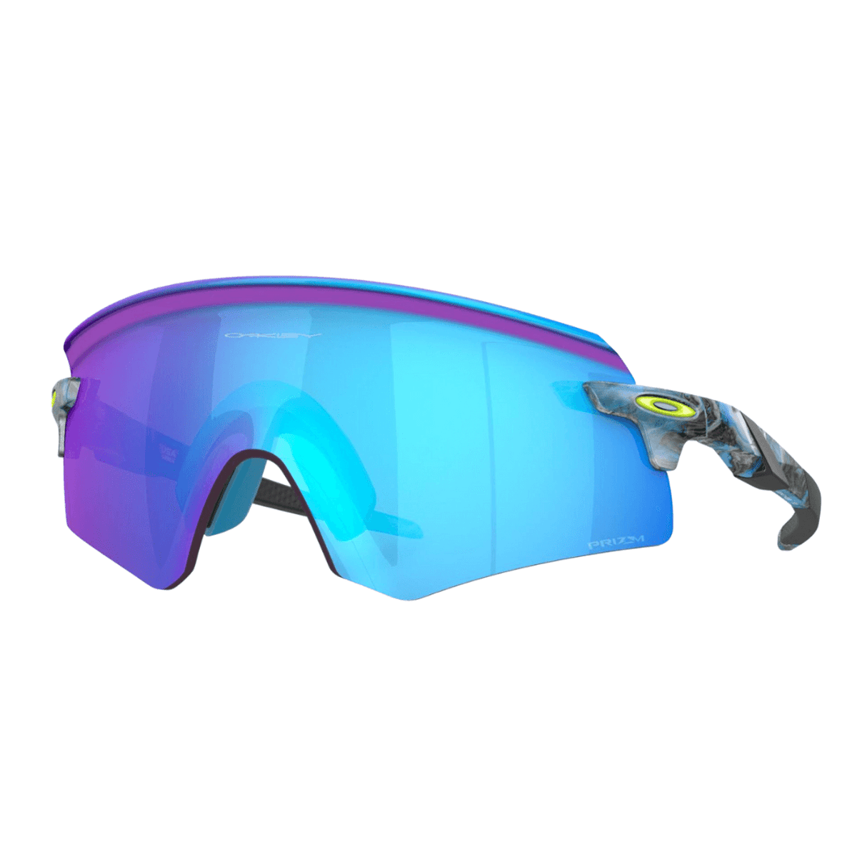Oakley Encoder Brillen mit Prizm Saphir Gläser blau blau schwarz