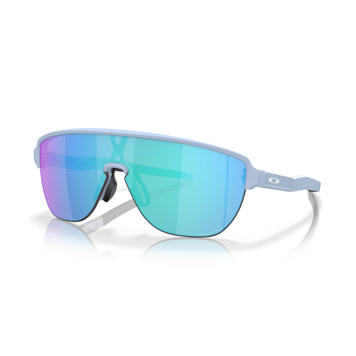 Brille Oakley Corridor Grau Blaue Linse