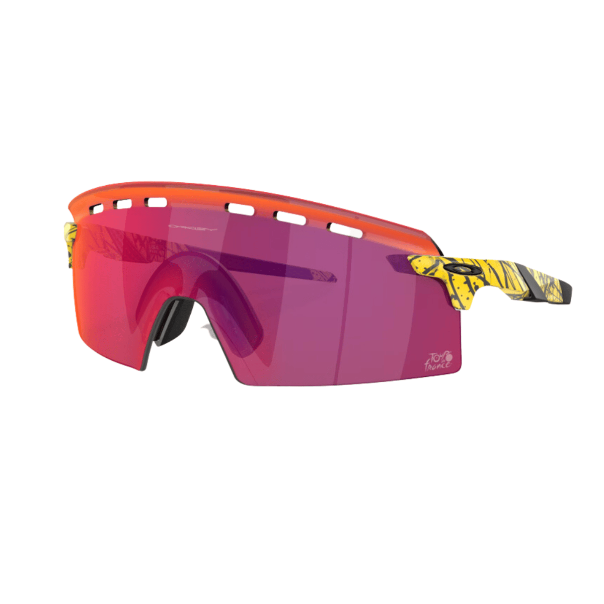 Brillen Oakley Encoder Strike Vented Tour de France Gelb Violett