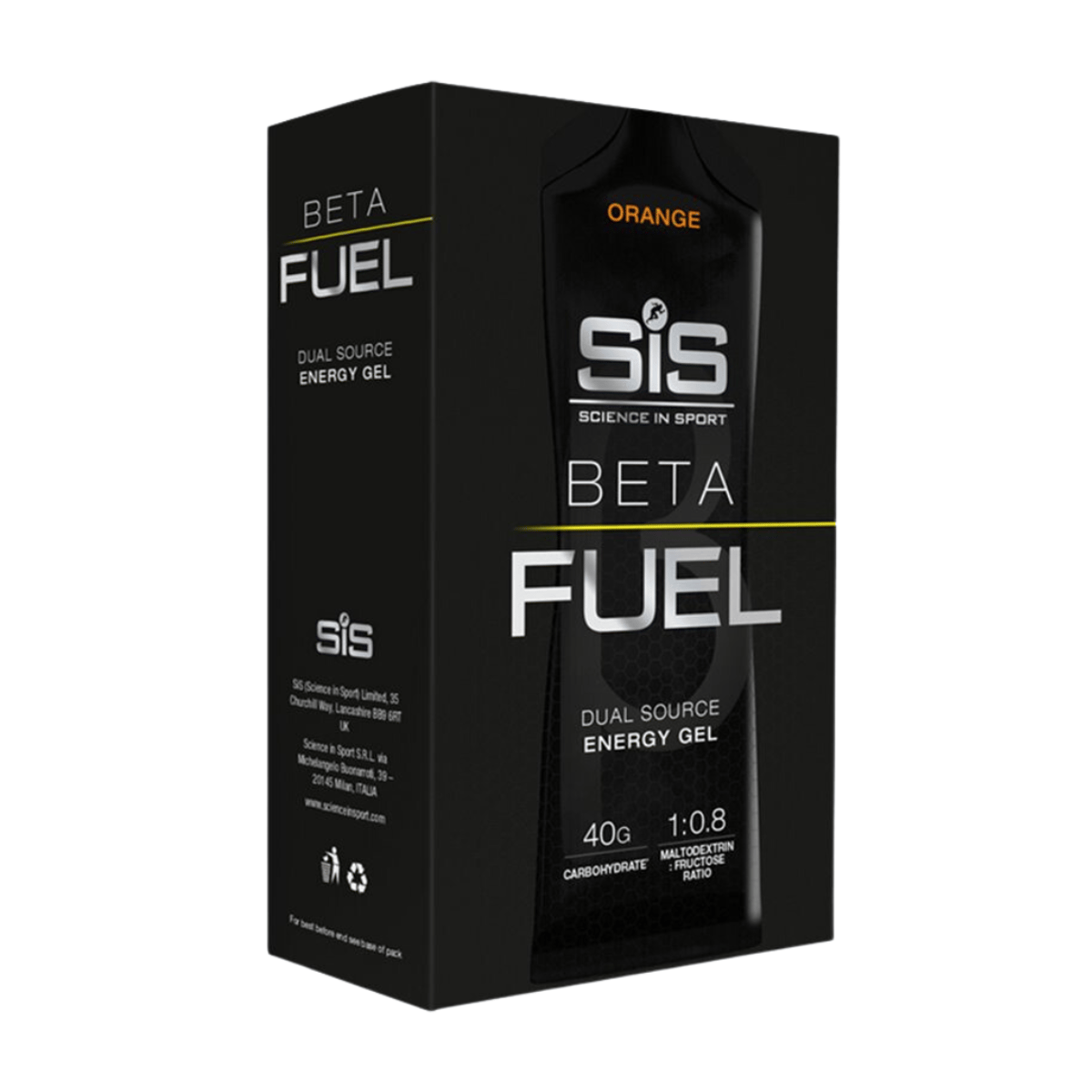 Energy Gel SIS Beta Fuel Orange Pack 6 Einheiten