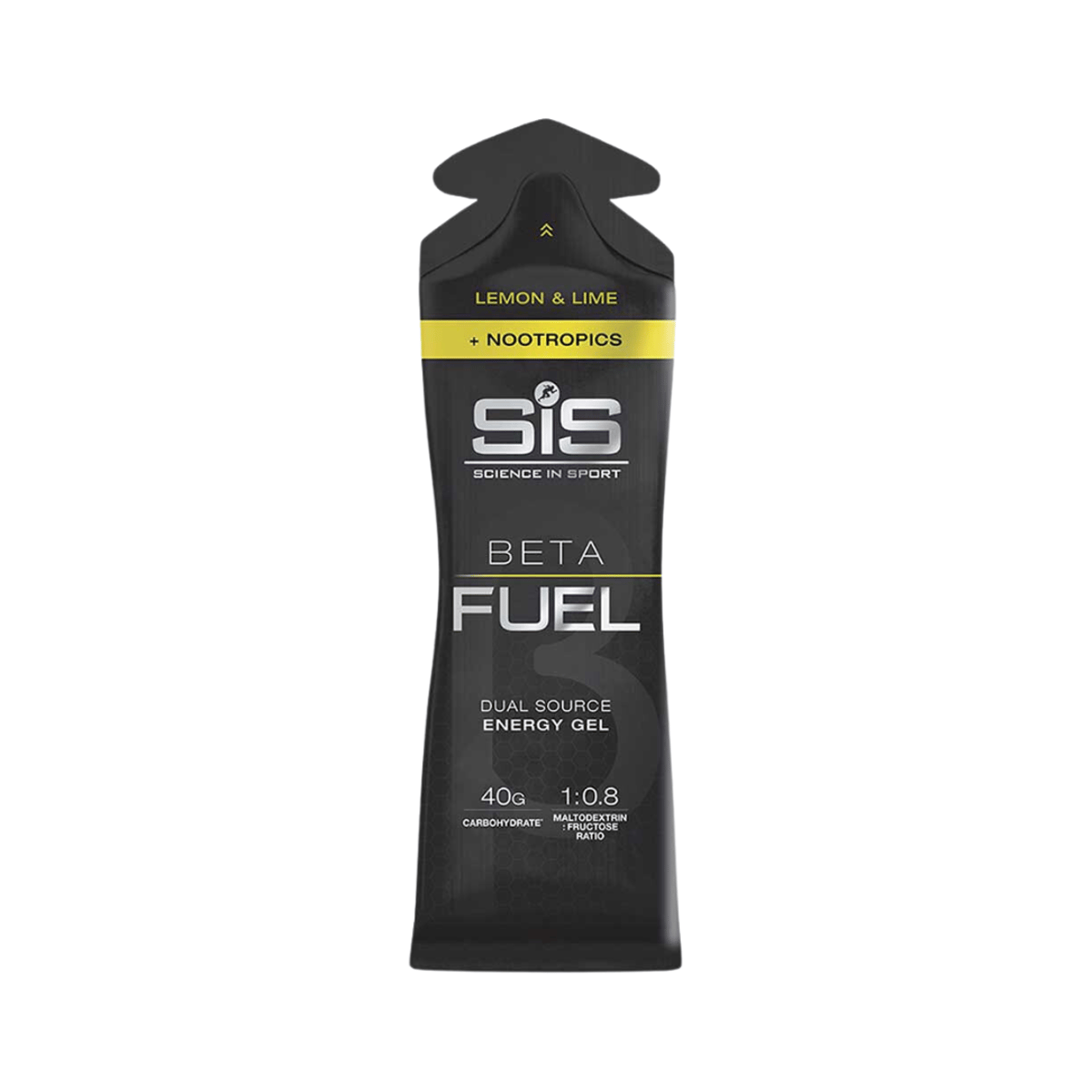 SIS Beta Fuel + Nootropics Energy Gel Zitronen-Limetten-Geschmack 6-Pack