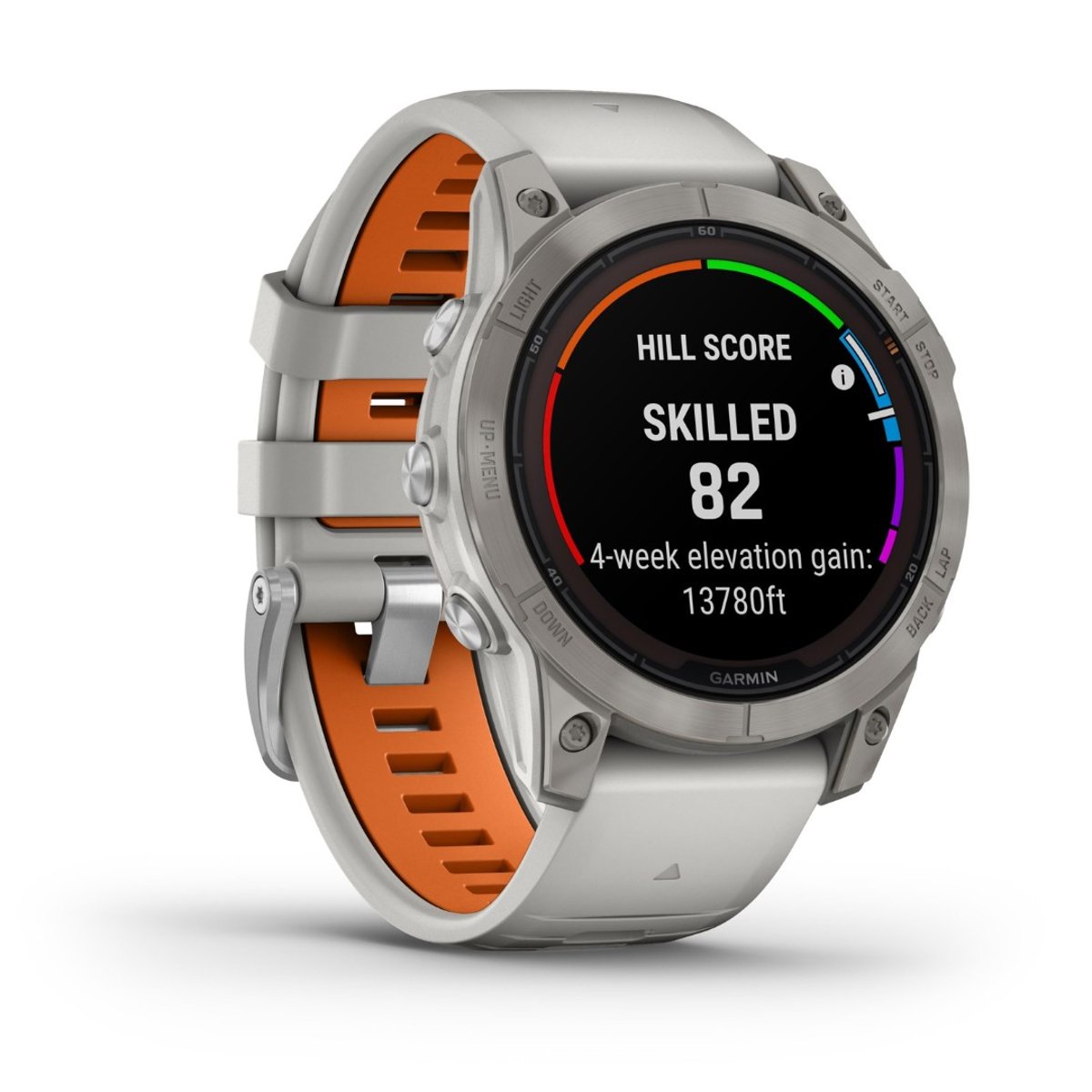 Garmin Fenix 7 Pro Saphir Solar Edition Titanium Orange Grau
