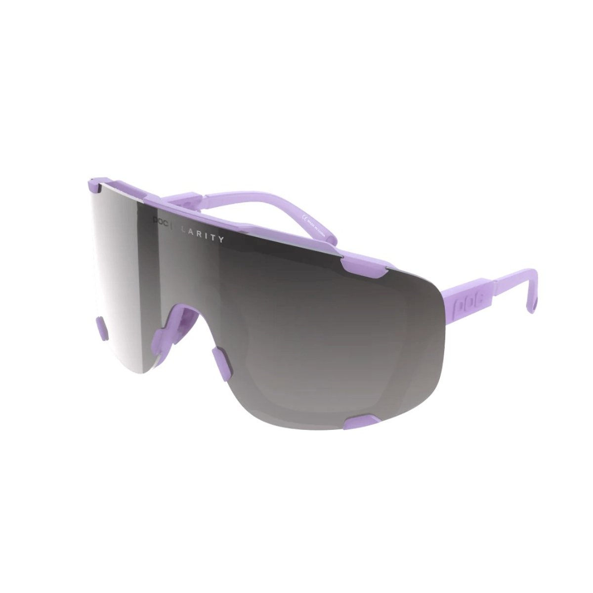 POC Devour Brille Violett Quarz Schwarze Gläser