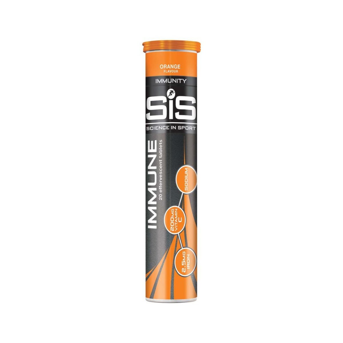 SIS Go Brausetabletten Immune 20 x 4g Orange