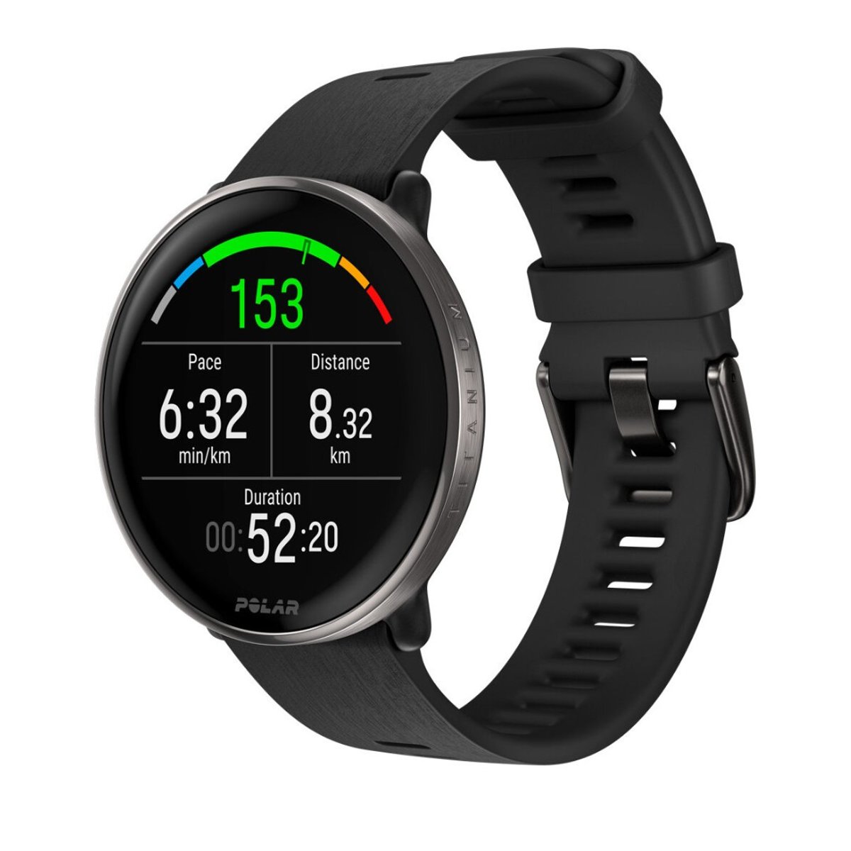 Uhr Polar Ignite 3 Titanium Silikonarmband