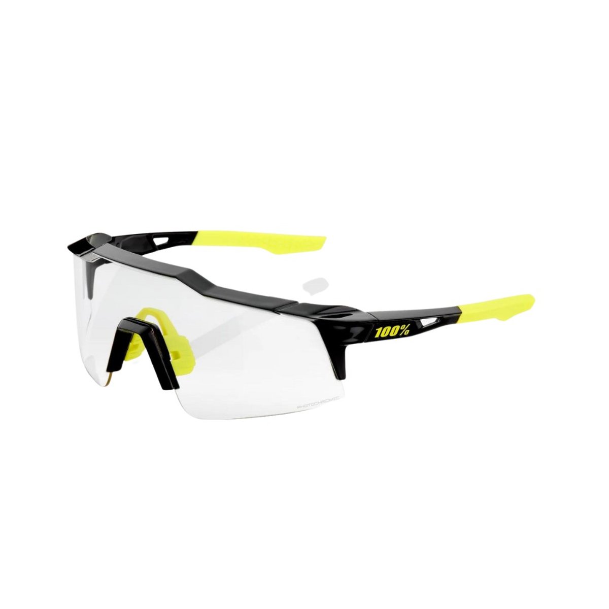100% SPEEDCRAFT Photochromic Schwarz Gelb Brille
