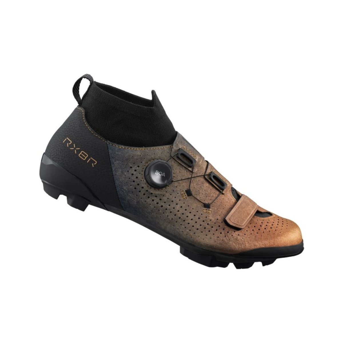 Shimano SH-RX801R Orange Schwarze Schuhe, Größe 43 - EUR