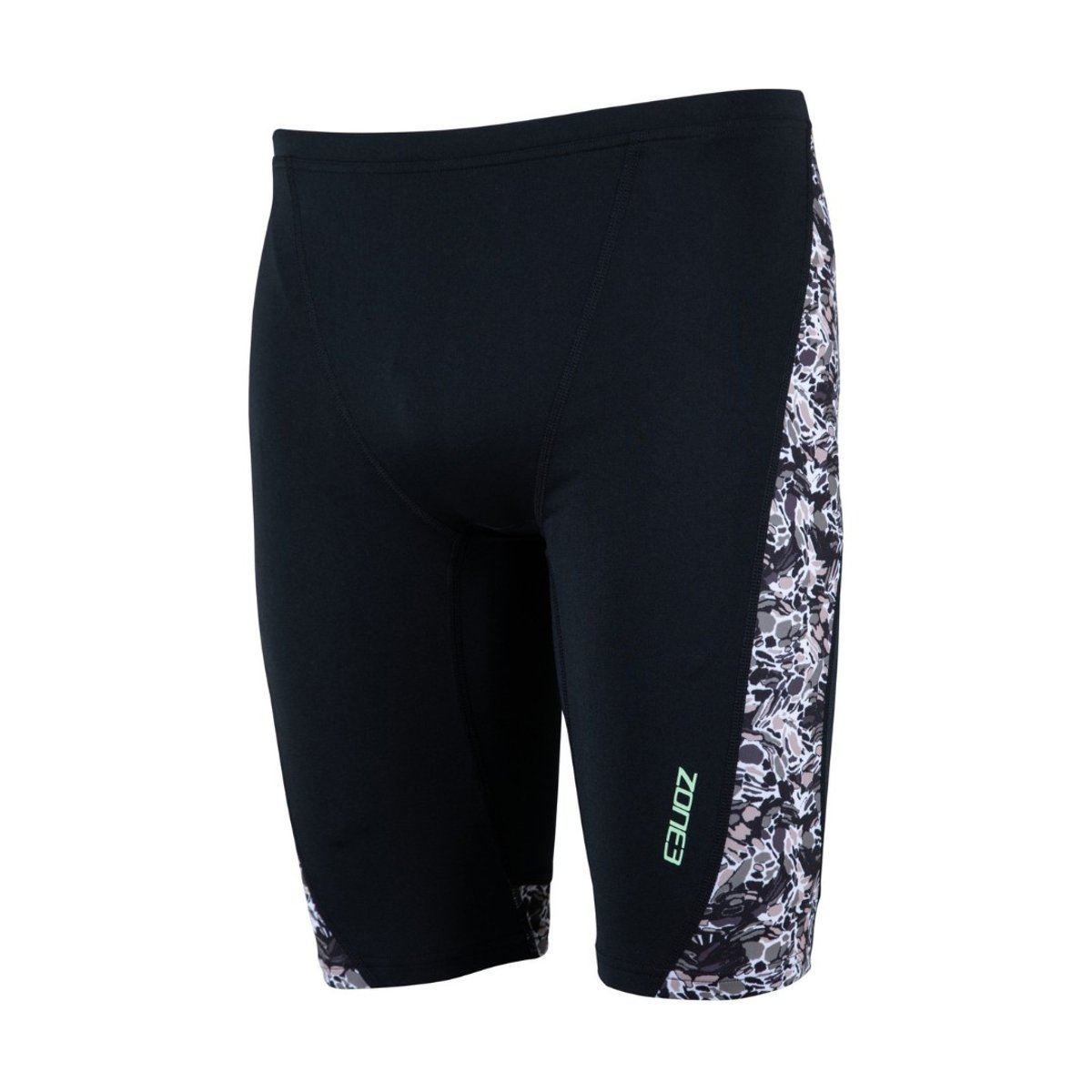 Zone3 Jammer Pacific Koa Schwarz-Weiß Badeanzug, Größe XXS