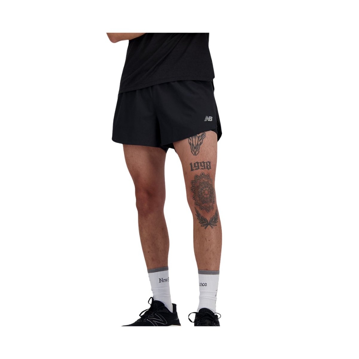 New Balance RC Split 3 Shorts Schwarz, Größe S