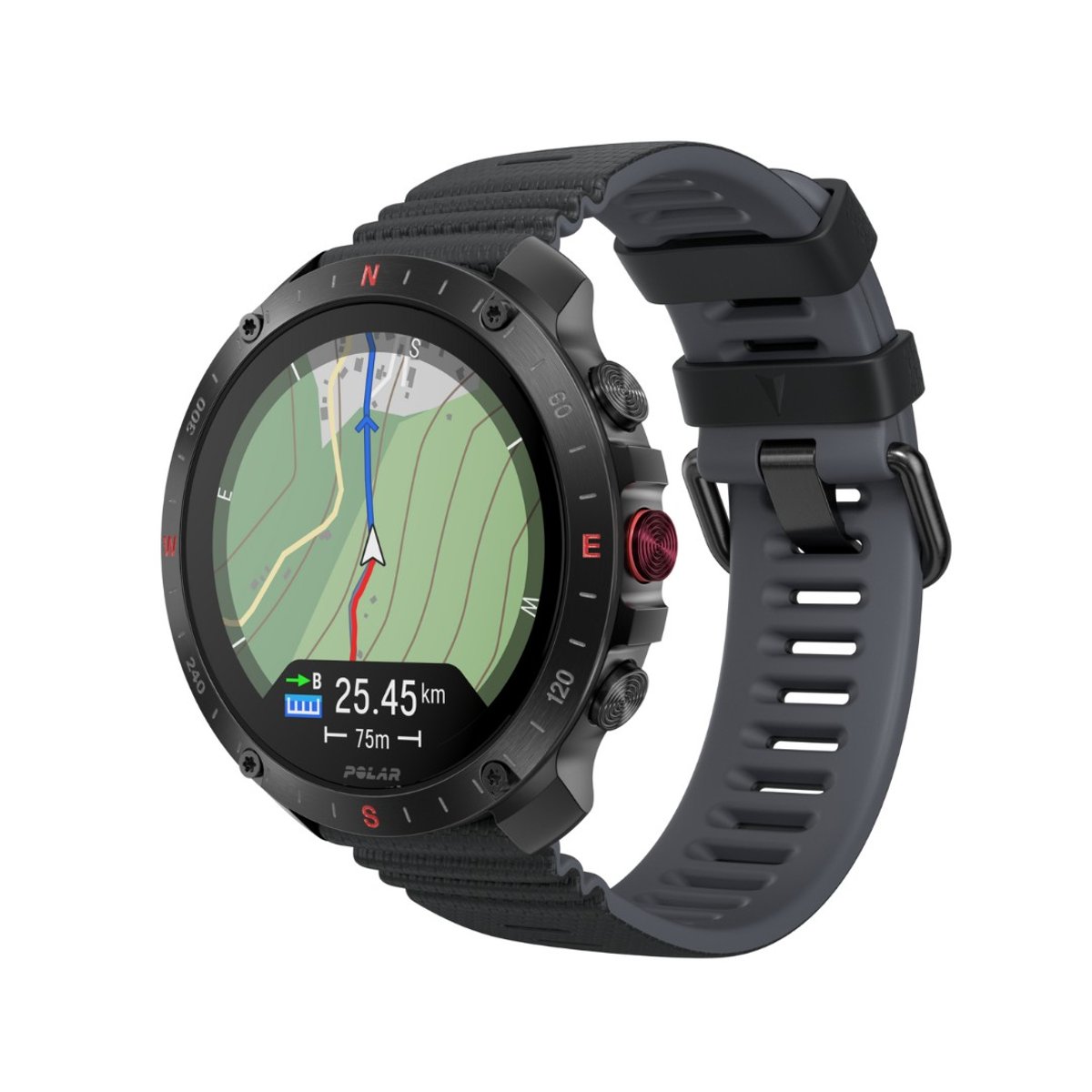 Polar Grit X2 Pro Schwarze Uhr