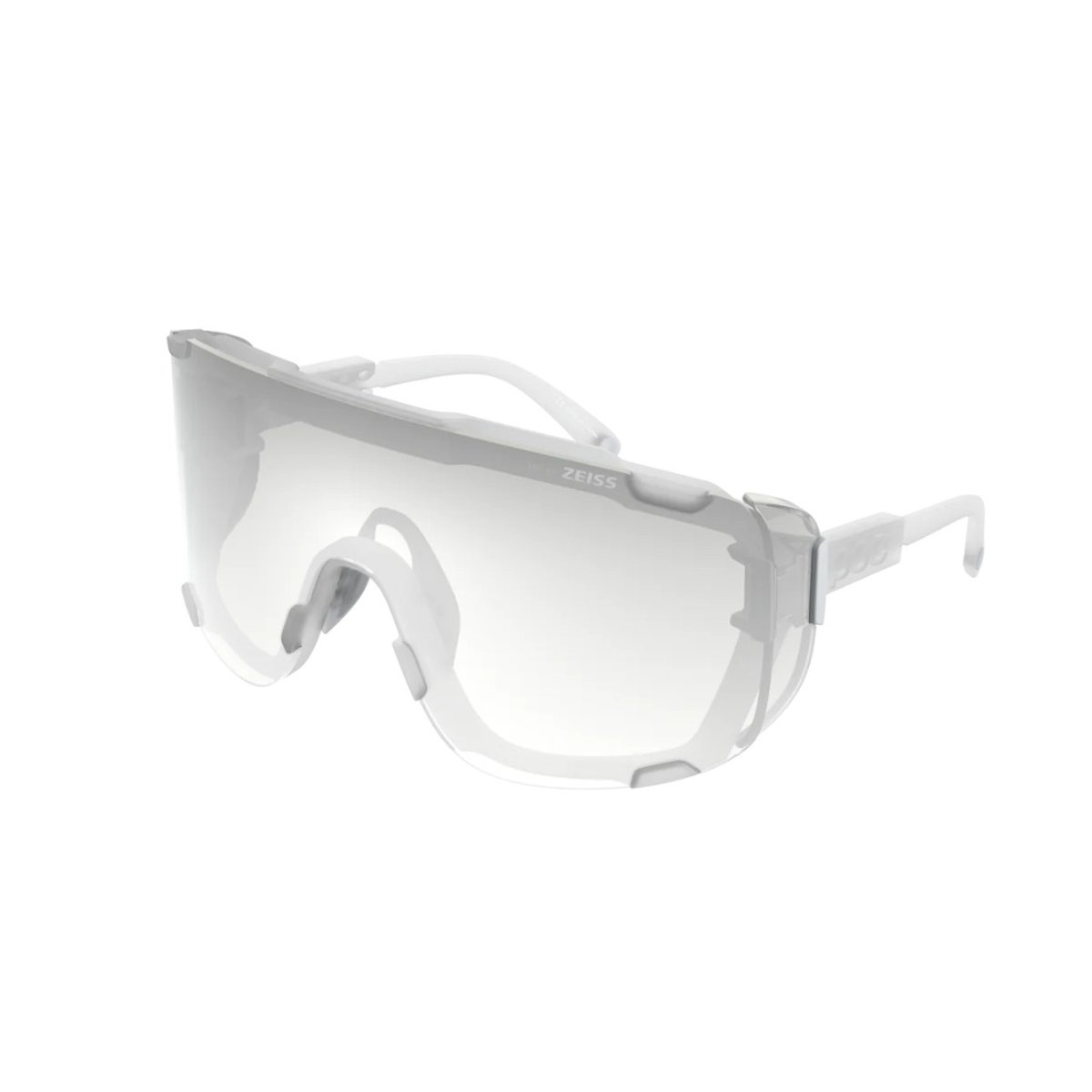 Brille POC Devour Weiß Transparente Gläser