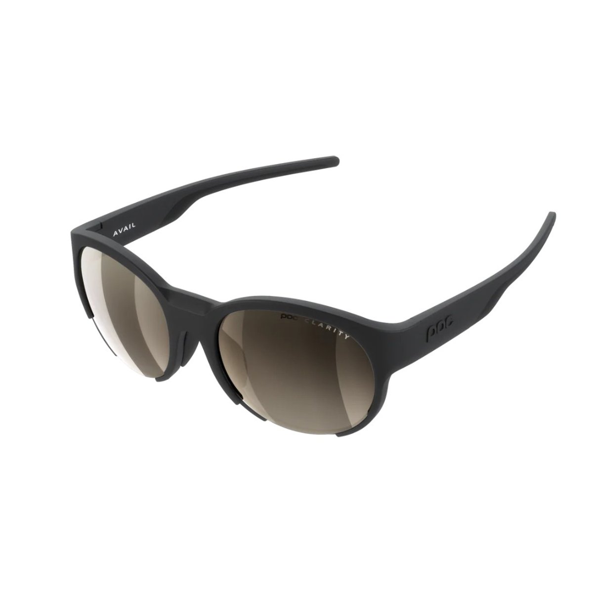 POC Avail Schwarze Brille mit Braunen Gläsern