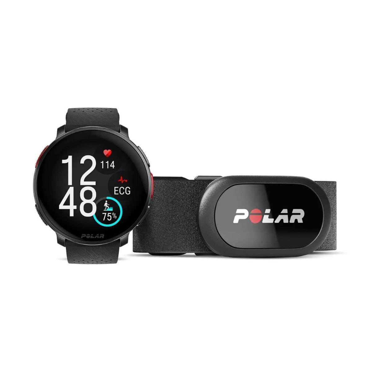 Polar Vantage V3 schwarze Uhr + Polar H10 Herzfrequenzsensor