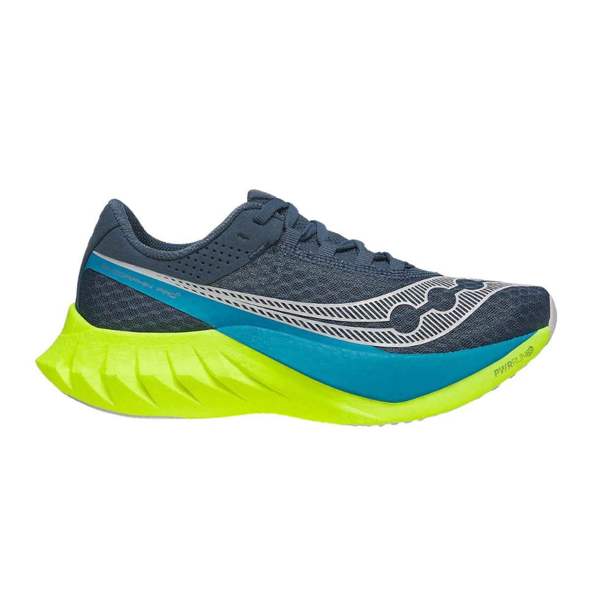 Saucony Endorphin Pro 4 Marineblau Grün Damen Laufschuhe, Größe 35.5 EUR