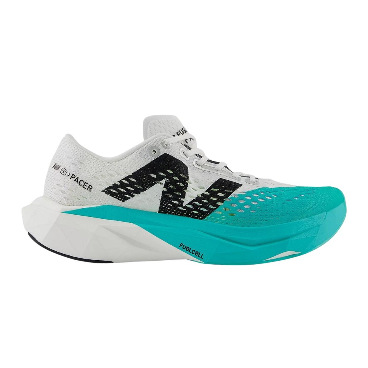 New Balance FuelCell SuperComp Pacer v2 Blau Weiß Damen Schuhe, Größe 38 - EUR
