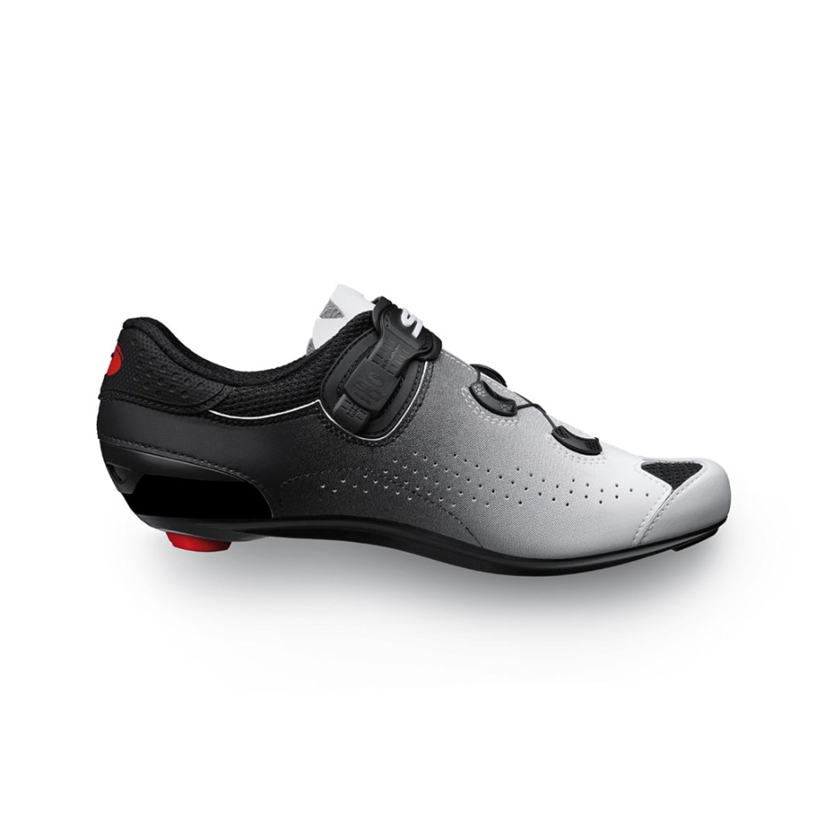 SIDI Genius 10 Mega Weiß Schwarz Schuhe, Größe 43 - EUR