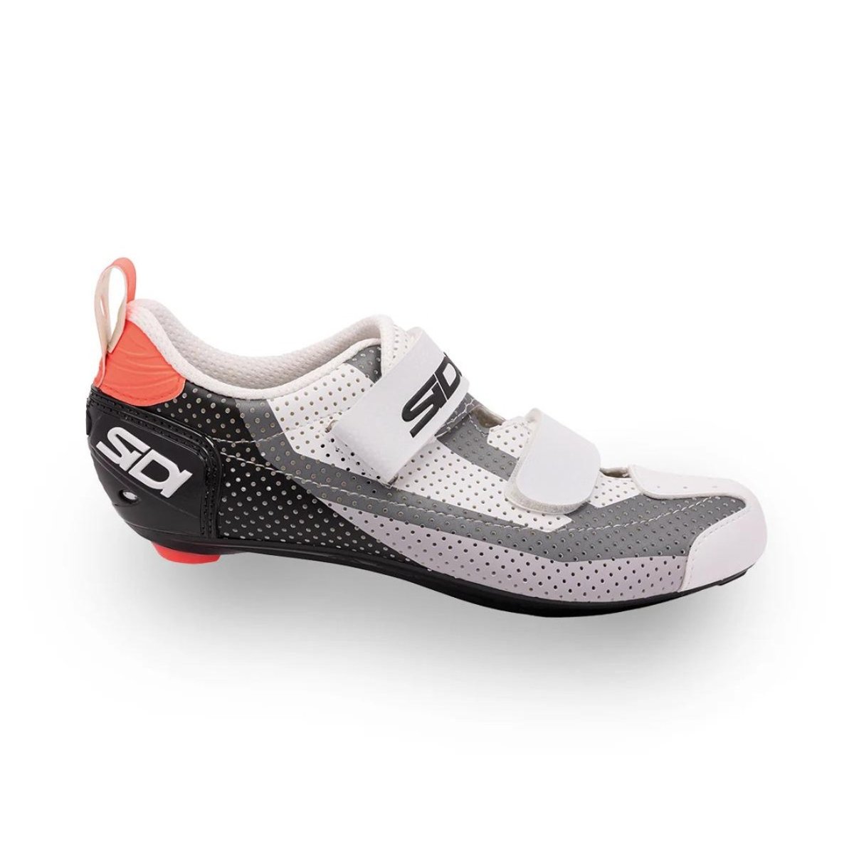 SIDI T-5 Air Schuhe Schwarz Weiß Koralle, Größe 41 - EUR