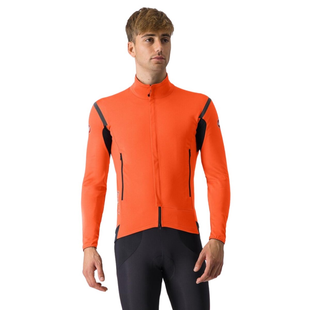Castelli Perfetto Ros 2 Jacke Orange Schwarz, Größe S